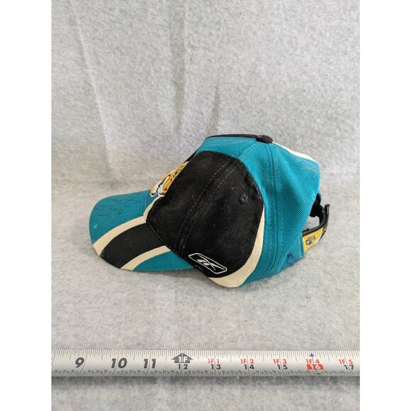 Vintage Jacksonville Jaguars Reebok NFL One Size Cap Adjustable Strapback Signed - Picture 5 of 12